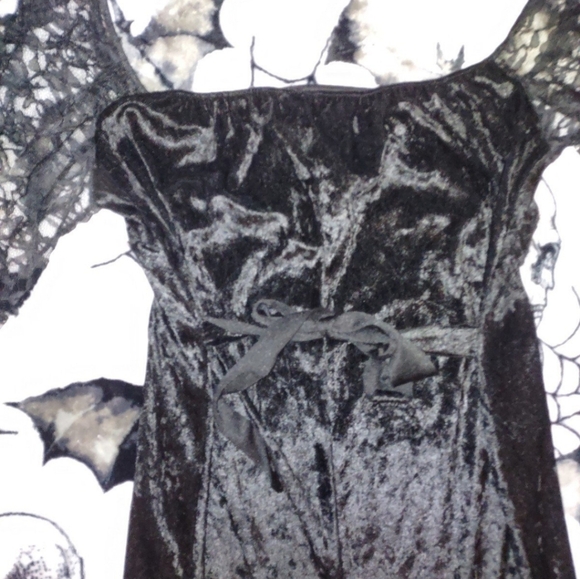 Gothic Vampire Long Dress - Picture 5 of 9